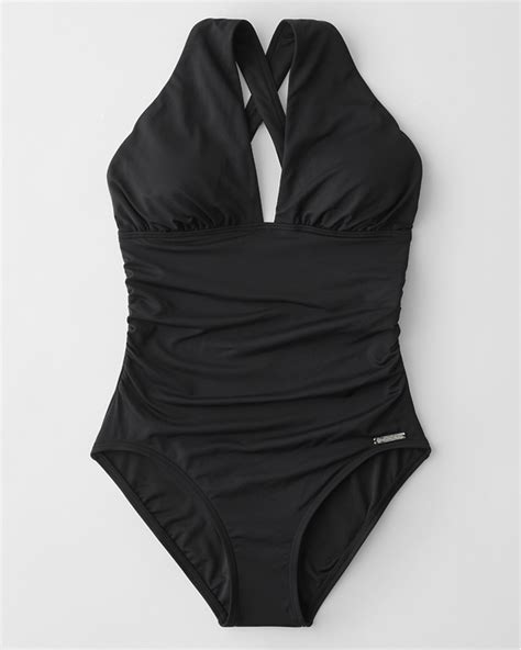 michael kors urban gypsy high neck swimsuit|Michael Kors Urban Gypsy High Neck Shirred Cross Front One .